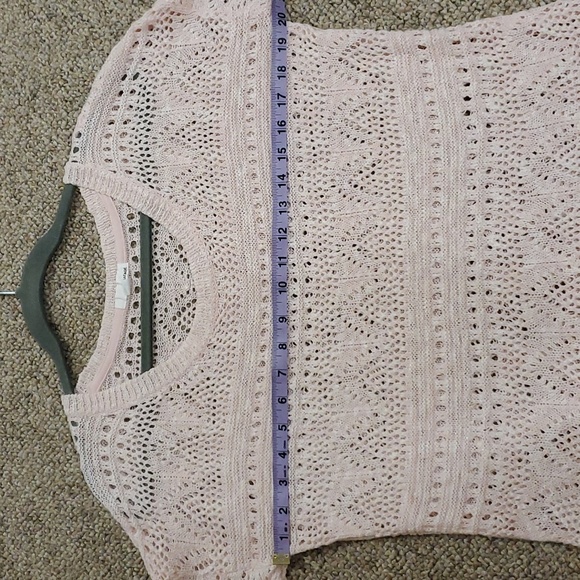 Garage Beautiful Light Pink Sweater Size XS EUC - Picture 5 of 8